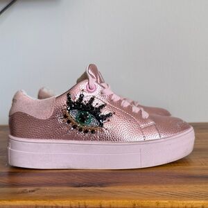 KURT GEIGER LONDON Girls' Mini Laney Eye Sneakers